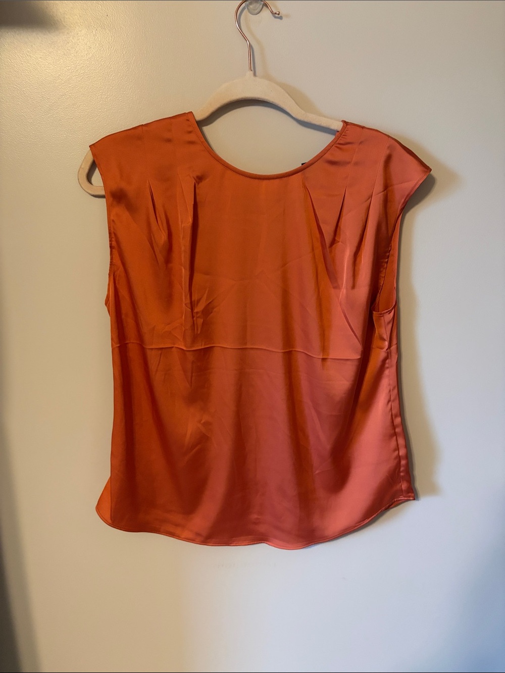 Express Sleeveless Satin Blouse